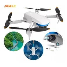 S6S Drone Mini Com 2 Baterias 2 Cameras Gps 5g Brushless S6s