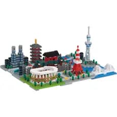 Diretamente do Japão, Kawada Nanoblock Tokyo, 1280 peças NB-040
