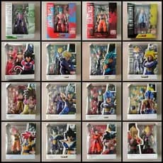Figura de ação de PVC Dragon Ball com dobradiça de 16 cm SHF Goku Vegeta Dragon Ball Super modelo NNV0