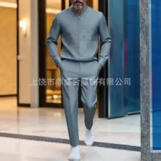 2025Y2 Masculino High-End Impressão Digital High-End Casual Esportes Outono Terno 6.12