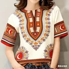 Camiseta Feminina Unissex Para Homens Roupas Casuais Flores Songkran Tops Estampados Manga Curta Camisetas Street wear 7