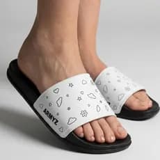 Chinelo Slide Feminino Casual Confortavel Antiderrapante Leve Macio Ideal Dia a Dia
