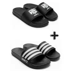 Kit 2 Pares Chinelo Slide Masculino Macio Resistente