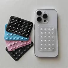 Ventosa Transparente Para Celular Suporte Forte Dupla Face / Simples Reutilizável Multiuso