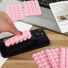 Suporte  de Silicone Com Ventosa Para Celular DUPLA FACE   5.5 CM   8CM⬆