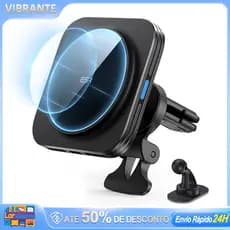 Suporte Veicular para Celular com Fixação na Saída de Ar Ajustável Rotação 360° Universal