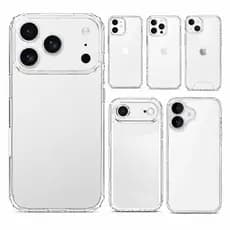 Capinha transparente para iPhone 11 ao 17 Pro Max