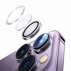 Película Protetora De Câmera Diamante Compativeis Para iPhone 11 12 13 14 15 16 PRO MAX 17 17 pro 17 pro max