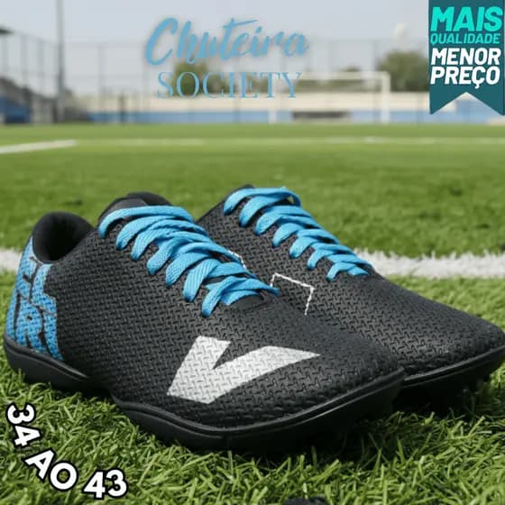 Chuteira Society Profissional Masculina Conforto e Performance