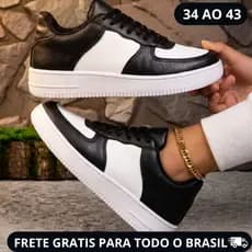 Tênis Feminino Casual com Solado Antiderrapante Para o Dia a Dia