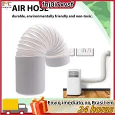 Mangueira De Escape Portátil Para Ar Condicionado-Tamanho De 5 Polegadas De Diâmetro-59 Pol . De Comprimento-Tubo Anti-H