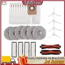 24PCS Peças De Reposição Para O Robô Xiaomi Vácuo X20 +/X20 Plus Escova Lateral Principal A Hepa Filtro Mop Saco De Pano