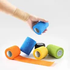 Fita Protetora Esportiva 5cm x 4,5m - Auto-Adesivo para Dedos e Musculares, Ideal para Basquetebol e Fitness