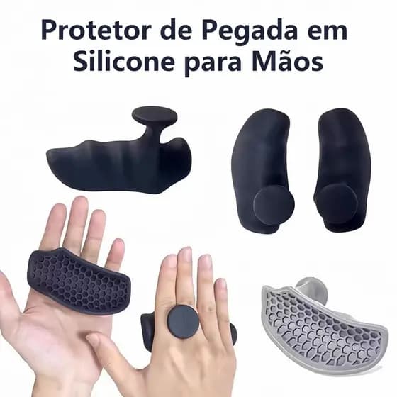 Luva De Levantamento De Peso Grip Para Mãos Anti-Slip Silicone Musculação e Treino Ergonômico Ginastica Antiderrapante
