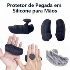 Luva De Levantamento De Peso Grip Para Mãos Anti-Slip Silicone Musculação e Treino Ergonômico Ginastica Antiderrapante