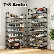 Sapateira  Multiuso Para Calçados  7-8 Andares Organizador Desmontável organizador de sapatos tênis