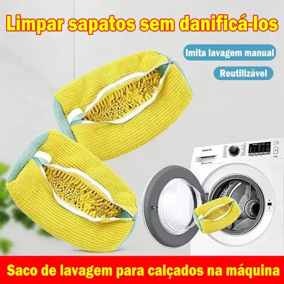 Saco Protetor para Lavar Tênis na Máquina – Lavagem Segura e Prática