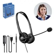 Fone Removível Headset C/ Microfone Atendimento Call Center