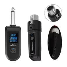 Kit Adaptador Xlr: 1 Transmissor E 1 Receptor De Microfone 2.4G Microfone Sem Fio Para Mixer Dinâmico PA Instrumentos