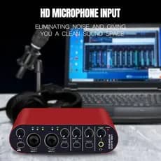 Amplificadores 3a Geração Interface De Áudio Usb P Podcasters Ou Produtores