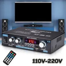 Amplificador De Potência Digital Bluetooth AK35 U Leitor De Cartão De Disco Rádio 2.0 Canais