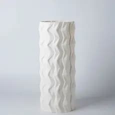 Impressão 3D simples Irregular vaso de flores cerâmica modelo moderno sala estar entrada arranjo flor decoração vaso XCP