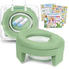 MCGMITT Banquinho Portátil para Viagens de Crianças - Cadeira Sanitária Dobrável para Treinamento de Meninas Pequenas co