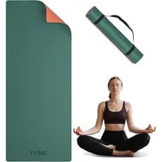 Tapete de Yoga Antiderrapante, Resistente a Rasgos, 1/4" e 2/5" de Espessura, Tapetes de Yoga em TPE para Mulheres e Hom