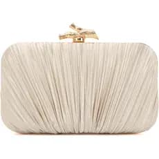 Freie Liebe Bolsas de Mão para Mulheres, Bolsa de Noite, Bolsa de Mão Plissada com Corrente para Festa de Casamento |