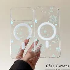 Corpos celestes de fantasia Capinha Capa de Transparente Para iPhone 11 14 15 16 12 17 13 pro max 7/8 plus produto em al