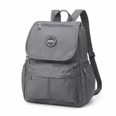 Mochila Impermeável Feminina Faculdade Trabalho Nylon Várias Divisórias 405