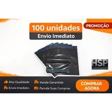 Kit 100 envelopes de segurança 19x25 cm