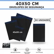 Kit 50 Envelopes de Segurança 40x50 cm