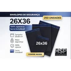 Kit 250 Envelopes de Segurança 40x50 cm