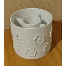 organizador de maquiagens efeito mármore, porta batom, organizador de cosmético suporte para maquiagem, penteadeira, 3D
