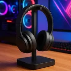 Suporte de Mesa para Fone de Ouvido com Design Compacto e Moderno em PLA