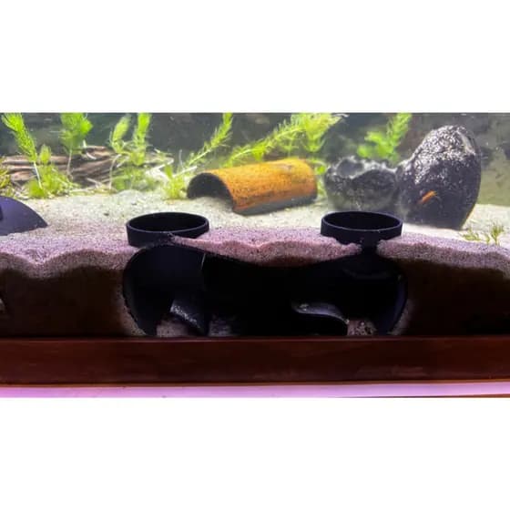 Túnel Labirinto para Aquário – Esconderijo 3D com Saída Fechada | Peixes e Camarões