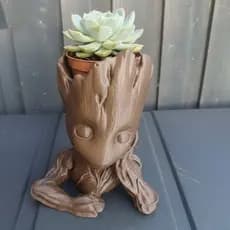 Vaso para suculentas, vaso decorativo, enfeite decorativo, plantas, groot, coleçao