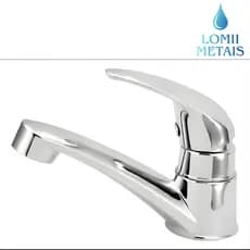 Torneira Monocomando Cromada ABS 1/4 de Volta para Banheiro, Lavabo e Pia