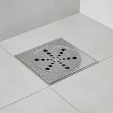 Ralo Quadrado 10x10 com Porta Grelha em Inox Caixinha de Alta Durabilidade