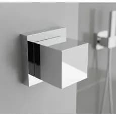 Acabamento Registro Quadrado Cromado Metal Deca/Docol para Chuveiro Pressão e Gaveta