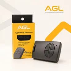 Controle Remoto AGL 433,92MHz Learning Code 4 Canais 3 Botões Para Portão Eletrônico