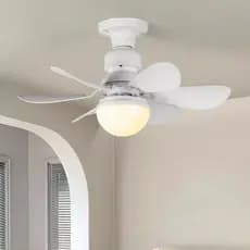 Ventilador De Teto 6 Folhas Wind Light Silent Lâmpada Led C/ Controle Remoto Silenciosa ELETROX