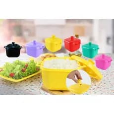 KIT/JOGO de Panela para  Micro-ondas Caçarola 1,5 Litros/Potesplastico/multiuso/freezer/tapoer/original