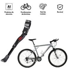 Descanso Lateral Pezinho Alumínio De Descanso Para Bicicleta Regulavel Emborrachado fast
