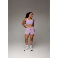 Conjunto Ana Fitness Feminino – Top e Short Duplo em Poliamida
