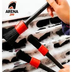 Kit 5 Pincél Limpeza Automotiva e Detalhamentro Automotivo Tamanhos diferentes