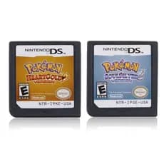 Cartão de Jogo Pokémon HeartGold SoulSilver Versão Americana para 3DS NDSi NDS NDS