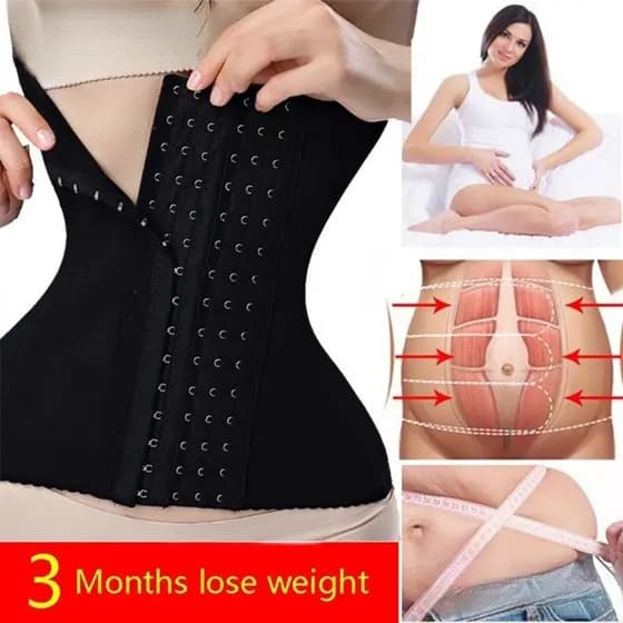Treinador De Cintura Espartilho Corpo Shaper Shapewear Cinto De Emagrecimento Feminino Barriga Pós Parte Bainha Modelage