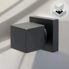 Acabamento Quadrado Para Registro Pressão / Gaveta 1/2 e 3/4 Preto ABS Padrão Deca
